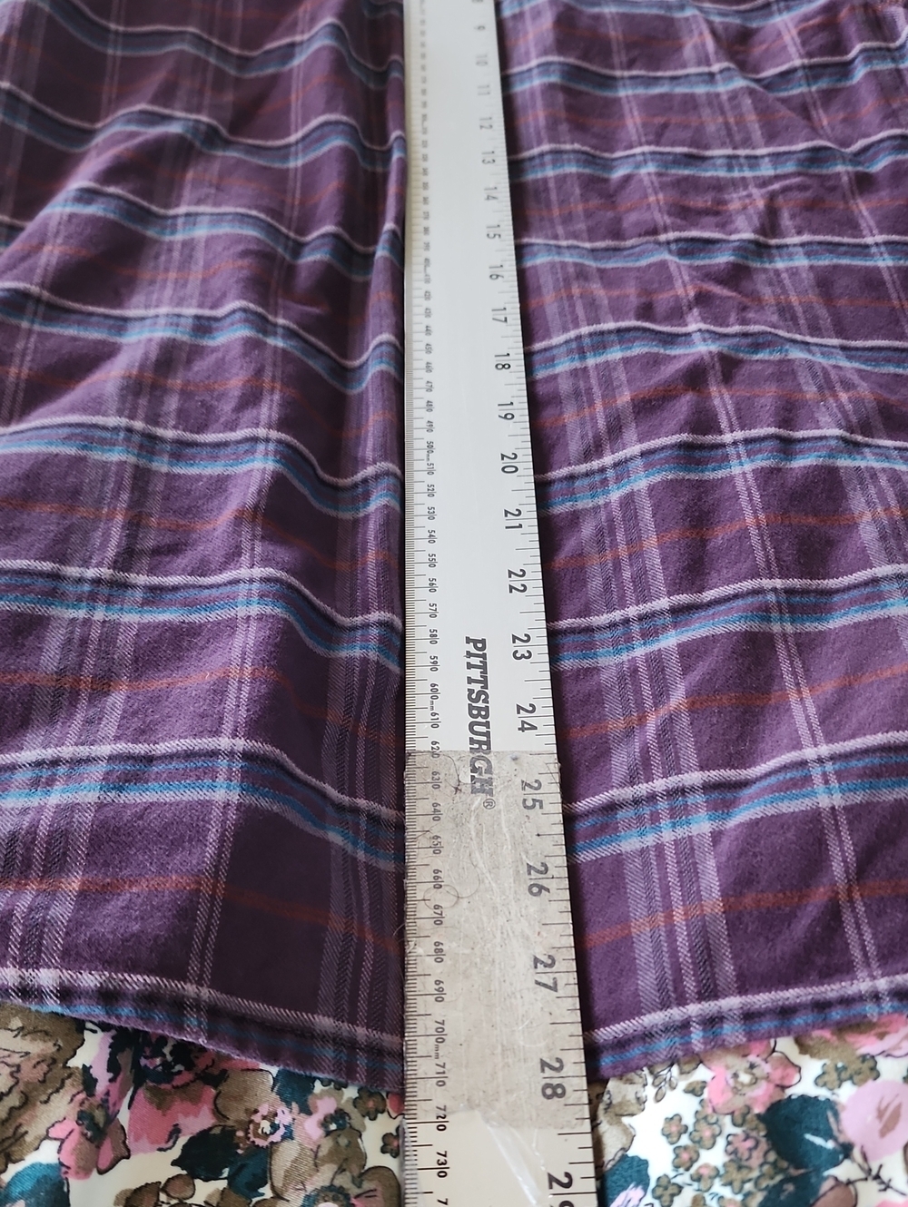 Stio Purple Plaid Button-Down Casual Shirt - Picture 9 of 9